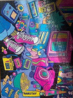 Rose art neon brights 500 piece jigsaw puzzle